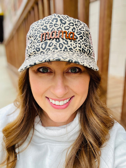 Leopard Mama Hats